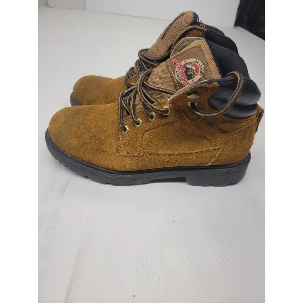 Brahma Bravo Men's Size 7.5 W Work Boot Leather Waterproof Brown MNBR0544411